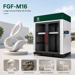 เครื่องพิมพ์ 3 มิติแบบเม็ดพลาสติก FGF สำหรับงานอุตสาหกรรม สำหรับงานประติมากรรมขนาดใหญ่ อุปกรณ์ประกอบฉาก และเฟอร์นิเจอร์ - Product Image 2