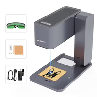 Graveur laser à diode compact DAJA C1 80*80mm, marqueur de bureau portable pour bambou, bois, plastique, cuir, impression de logo personnalisé