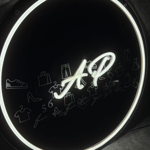 Letrero LED <span class=keywords><strong>de</strong></span> neón blanco personalizado para <span class=keywords><strong>ropa</strong></span>, boutique, vestido <span class=keywords><strong>de</strong></span> novia <span class=keywords><strong>y</strong></span> zapatos, tienda, iluminación <span class=keywords><strong>de</strong></span> fiesta, lámpara acrílica, decoración <span class=keywords><strong>de</strong></span> pared corporal - Product Image 3