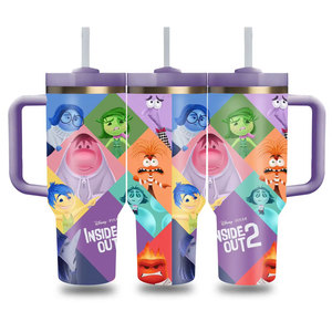 Factory Wholesale Custom Large Capacity Cartoon Tumbler Vacuum Insulated Water Bottle Outdoor Travel Camp Car Thermal Cup - Product Image 6