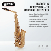 Wholesale/OEM/Factory Price Professional Performance of Alto Saxophone in Brass Flat E-key, Wind Instruments for Adult Beginners