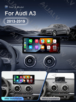 Lecteur DVD d'usine 12,3 pouces LHD RHD pour AUDI 2013-2019 A3, autoradio Android, kits de tableau de bord, accessoires Android, écran, accessoires de voiture