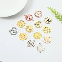 Étiquette autocollante en métal personnalisée en forme d'alphabet, logo en rouleau, résistante à l'eau de mer, pour maillots de bain et hijabs