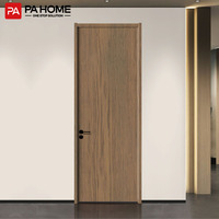 Portes intérieures en panneaux écologiques en bois massif, MDF, WPC, sur mesure, pour projets hôteliers, support OEM, style moderne PA pour toute la maison