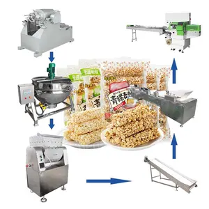 OCEAN Protein-Stäbchen-Extruder kleine braune Reis-Stäbchen-Schneidemaschine Süßigkeiten Krispchen Erdnüsse Getreide-Stäbchen Formmaschine Preis