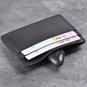 Custom <b>Card</b> <b>Holder</b> <b>Wallet</b> Slim Genuine Leather Men <b>Wallet</b> - Product Image 5