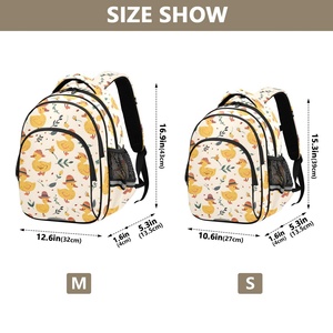 Hot Selling Cutoms Cute Dark Printing Unisex Children's Backpack High Quality Waterproof School Bag with Zipper - Product Image 4