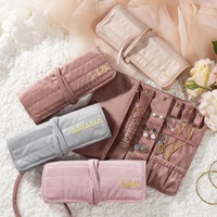 Pochette personnalisée pour bijoux, colliers et boucles d'oreilles – Idéale pour kits de bienvenue des employés et cadeaux culturels d'entreprise