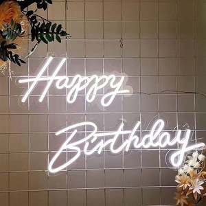 Vente en gros de néons LED acryliques professionnels ODM, bande LED multicolores, animations graphiques pour mariage, fête, décoration intérieure et extérieure - Product Image 1
