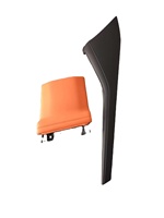 Kit de garnitures personnalisées pour tableau de bord et accessoires centraux de décoration intérieure de voiture modifiée pour Tesla Model 3/Y en plastique et cuir