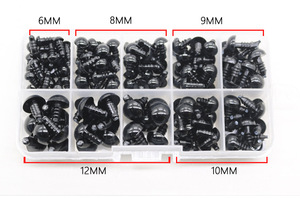 <strong>Safety</strong> <strong>Eyes</strong> for Toys Black <strong>Crochet</strong> Toy Plush Doll Toy <strong>Eyes</strong> - Product Image 4
