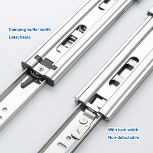 Doble resorte Extensión completa Cierre suave 51mm Ancho <span class=keywords><strong>Heavy</strong></span> Duty Rodamiento de bolas Cajón Deslizante <span class=keywords><strong>Heavy</strong></span> Duty Cajón Riel - Product Image 5