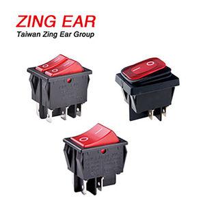 250VAC/16A T85/T125 <span class=keywords><strong>Rocker</strong></span> chuyển ON-OFF Power <span class=keywords><strong>switch</strong></span> dpdt LED Selector vuông <span class=keywords><strong>4</strong></span> <span class=keywords><strong>pins</strong></span> với đèn <span class=keywords><strong>Rocker</strong></span> Thiết bị chuyển mạch - Product Image 1