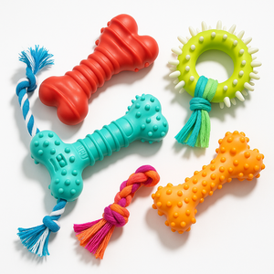 Jouet à mâcher durable en TPE pour animaux de compagnie, conçu pour la mastication et les soins dentaires - Product Image 3