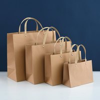 Bolsa de Papel Kraft Marrón para Regalo, Material de Papel Kraft, Bolsa de Compras, Bolsa de Regalo para Tienda, Bolsa de Papel Grande para Ropa, para Empacar Pantalones