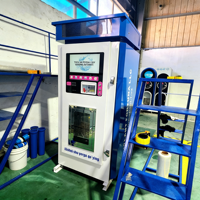 Distributeur d'eau extérieur en libre-service à osmose inverse, borne de distribution d'eau en acier inoxydable, fonctionnant à pièces, SDK Mobile