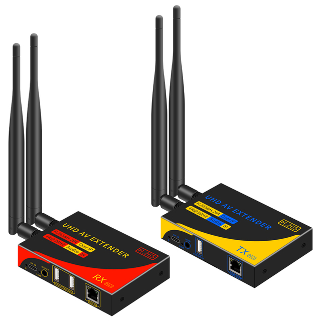 200m 4K HDMI 1x4 H.264 Wireless Extender HDMI Splitter of 1 Transmitter to 4 Receiver 4 Way Wireless HDMI Extender 2.4G 5.8G