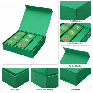 Boîte cadeau rigide en carton ondulé magnétique avec impression personnalisée FXCustom, magnifiquement conçue et écologique, avec plusieurs petites boîtes intérieures - Product Image 2