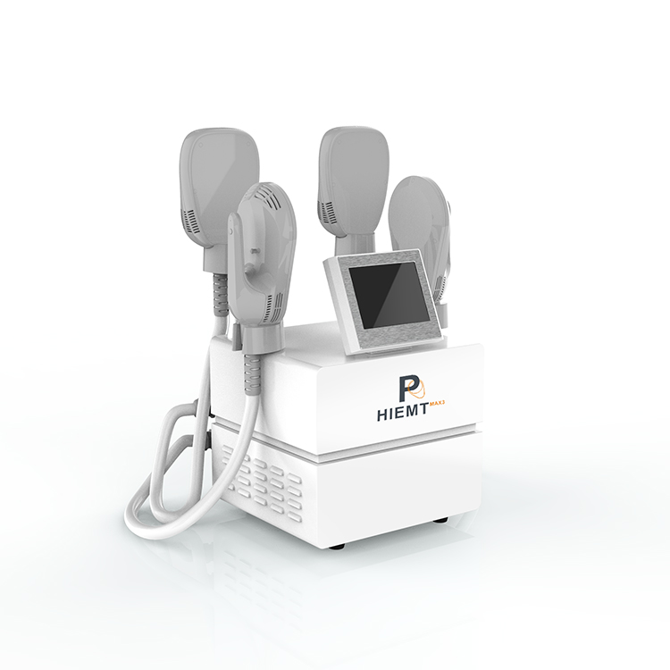 Nuevo diseño 2022 Hiemt MAX3 Serie 4 Mangos EMS Estimulador Muscular Máquina Electromagnética para Esculpir el Cuerpo Máquina de Adelgazamiento por Vacío