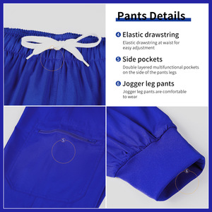 Women Sleeveless Scrub Set Moisture Wicking Knitted Split Uniform For Nurses Doctors Spa Dental Studio - Product Image 4