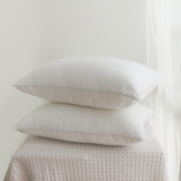 Oreiller de lit super doux et moelleux, certifié Oeko-Tex, garni de plumes et de duvet de canard, pour un sommeil confortable