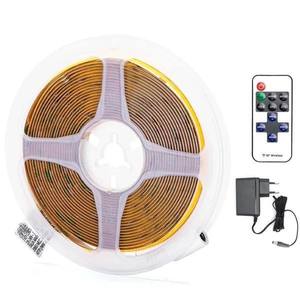 Tira de luces LED de bajo voltaje de 5m COB, flexible y brillante, ideal para decoración, iluminación ambiental y proyectos. - Product Image 1