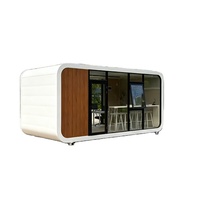 Bureau préfabriqué en panneaux sandwich acier contemporain, modulaire, en kit, étanche, écologique, durable, anti-corrosion, léger