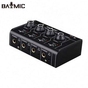 Aoshen, Nuevo Módulo Amplificador de Potencia para Auriculares de Monitoreo de 4 Vías, Sonido Estéreo Profesional, Portátil, PH4 - Product Image 3