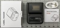 Imprimante de codes à barres thermique Portable M102 Label Maker Machine pour le bureau à domicile Logo d'adresse sans encre étiquette de prix en plastique