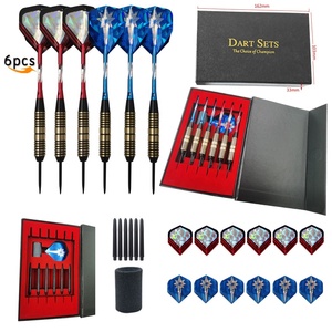 Professional Brass & Steel Dart Board Set with Steel Tip Darts for Indoor Home <b>Entertainment</b>-CZFIT Brand - Product Image 6