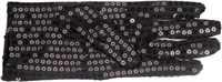 Gants de danse scintillants à paillettes pour femmes adultes, costume d'Halloween, paillettes courtes, Huayi ODM