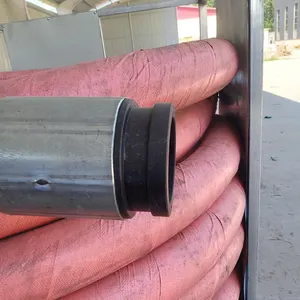 Selang karet beton semprotan langsung pabrik 3 inci 25 kaki selang gunite