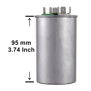 AISmartgoo <span class=keywords><strong>BOJACK</strong></span> 45+5 UF 45/5 MFD ±6% 370V/440VAC CBB65 Condensateur de démarrage circulaire à double fonction - Product Image 2