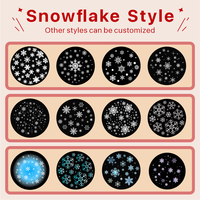 Luces LED de Nieve para Exteriores, Efecto de Copos de Nieve que Caen, Decoración Navideña