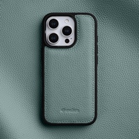 Étui en cuir véritable Melkco, coque arrière pour iPhone 16 Pro 16 Pro Max A-1161