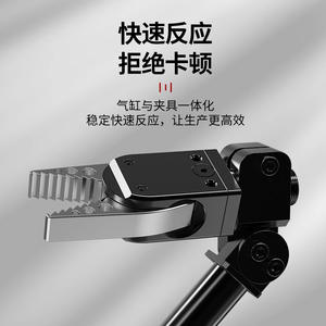 Pince pneumatique de type Y mini Grz20 C à mors alligator dentelés pour effector d'extrémité de bras robotique - Product Image 2