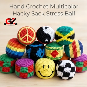 Bolsas de Ganchillo Divertidas CZFIT, Disponibles en Varios Colores, con Tejido Suave, Aptas para Niños y Principiantes - Product Image 6