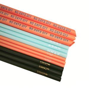 Pajita para Beber Boba de Plástico PLA 100% Biodegradable, Reutilizable, Portátil, Ecológica, con Impresión de Logotipo, Colorida - Product Image 5