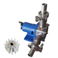 Pompe à turbine flexible en silicone de 1 pouce de qualité alimentaire pour le remplissage de liquides (yogourt) avec moteur électrique
