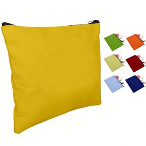 Custom Portable <b>Make</b> <b>up</b> <b>Bags</b> Eco Natural Cotton Cosmetic Sublimation Canvas Jewelry Pouch With Zipper - Product Image 1