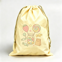 Sac de sport en non-tissé avec cordon de serrage de la marque WJ, personnalisable avec logo, résistant aux déchirures, pliable, motif dessin animé, recyclable, pour enfants, vente en gros