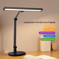 Lampe de bureau à spectre complet avec commande tactile pour la protection des yeux, idéale pour l'étude, la lecture et l'écriture - Design moderne, CRI 95 élevé