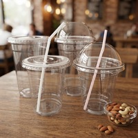 Gobelets jetables personnalisés KAIDA en PET de 16 oz avec logo pour fêtes, mariages, bubble tea et glaces - Design moderne fabriqué au Zhejiang