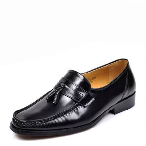 Chaussures en cuir formelles de style britannique, basses, à enfiler, en cuir de vachette vintage, fabriquées à la main - Product Image 5