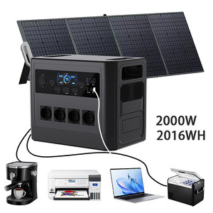 Estación de Energía Portátil de 2000W y 2016Wh con Batería de Iones de Litio, Inversor de Onda Sinusoidal Pura y Puerto Tipo C, Energía de Respaldo para Exteriores - Product Image 3