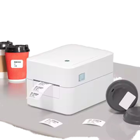 EDOO ED200 Imprimante thermique d'étiquettes avec connexion WiFi Bordereau d'expédition Machine d'étiquettes à code-barres