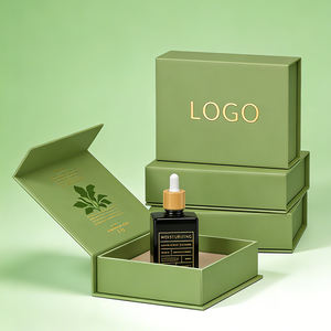 Vente en gros d'usine, emballage personnalisé en papier pour soins de <span class=keywords><strong>la</strong></span> peau, 30ml 50ml, avec doublure en éponge et pelliculage mat, fabriqué à partir de matériaux recyclés - Product Image 3