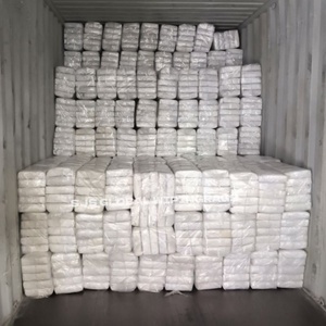 Trapos de Limpieza 100% Algodón, Blancos, para Uso Industrial en Talleres, Absorción de Aceite, Paquete de 50 kg, Trapos de Camiseta - Product Image 1
