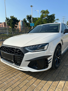 Kit de Carrocería para Audi <span class=keywords><strong>A4</strong></span> S4 B9 2017 2018 2019, Estilo RS4 B9.5 2021-2024, Parachoques Delantero y Trasero, Faros Delanteros, Actualización para <span class=keywords><strong>A4</strong></span> S4 B9 2017-2019 - Product Image 5