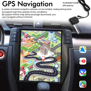 Estilo Tesla 128GB Android IPS pantalla coche Multimedia Radio reproductor de vídeo para <span class=keywords><strong>Civic</strong></span> 2016 <span class=keywords><strong>2017</strong></span> 4G LTE Carplay GPS estéreo Unidad Principal - Product Image 6